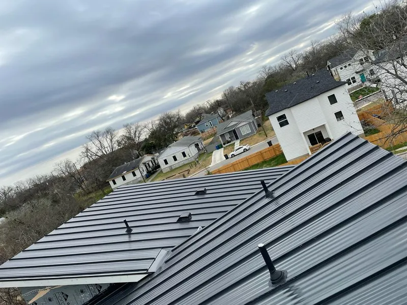 Standing seam metal roof panels with vents for Skylight Repair in Wickliffe